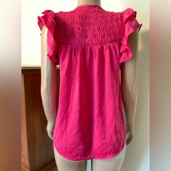Pink Ruffle Blouse - Picture 4 of 4